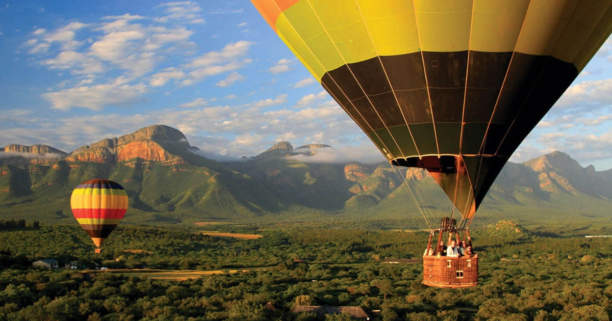 Blyde River Canyon aerial view